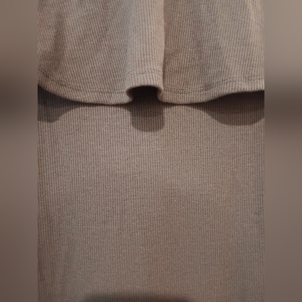 Express Gray Off Shoulder Dress - Picture 2 of 9